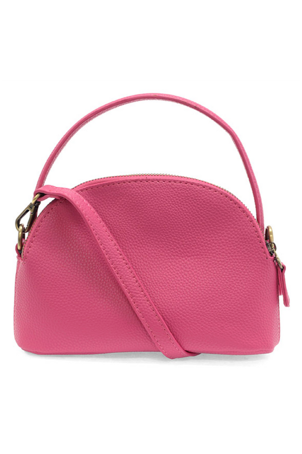 JOY Larissa Double Zip Dome Crossbody - Magenta