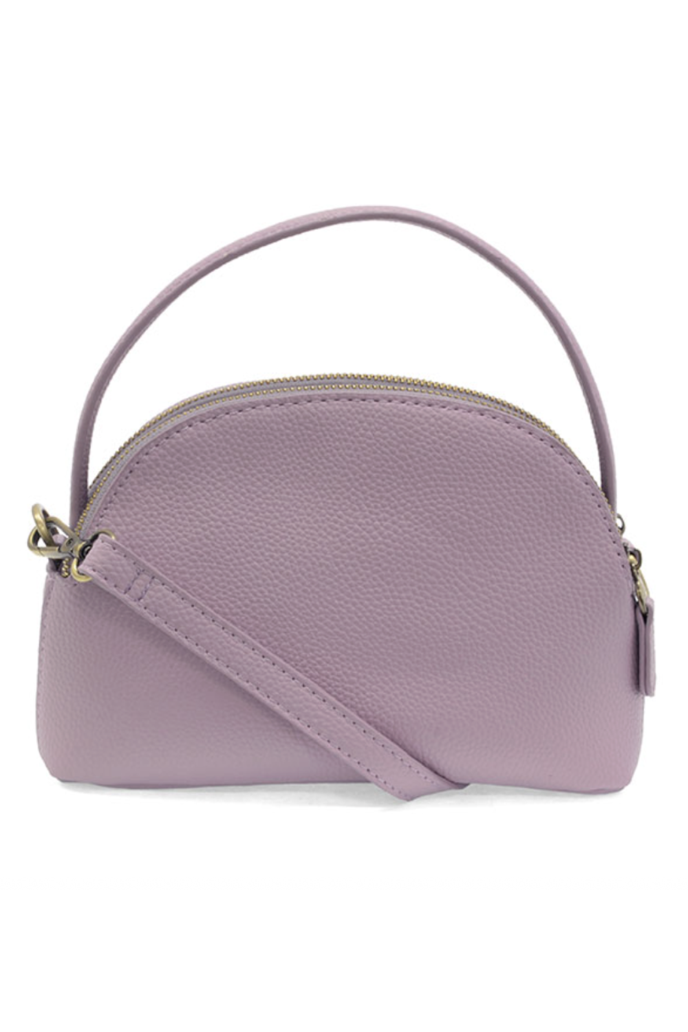 JOY Larissa Double Zip Dome Crossbody - Light Purple