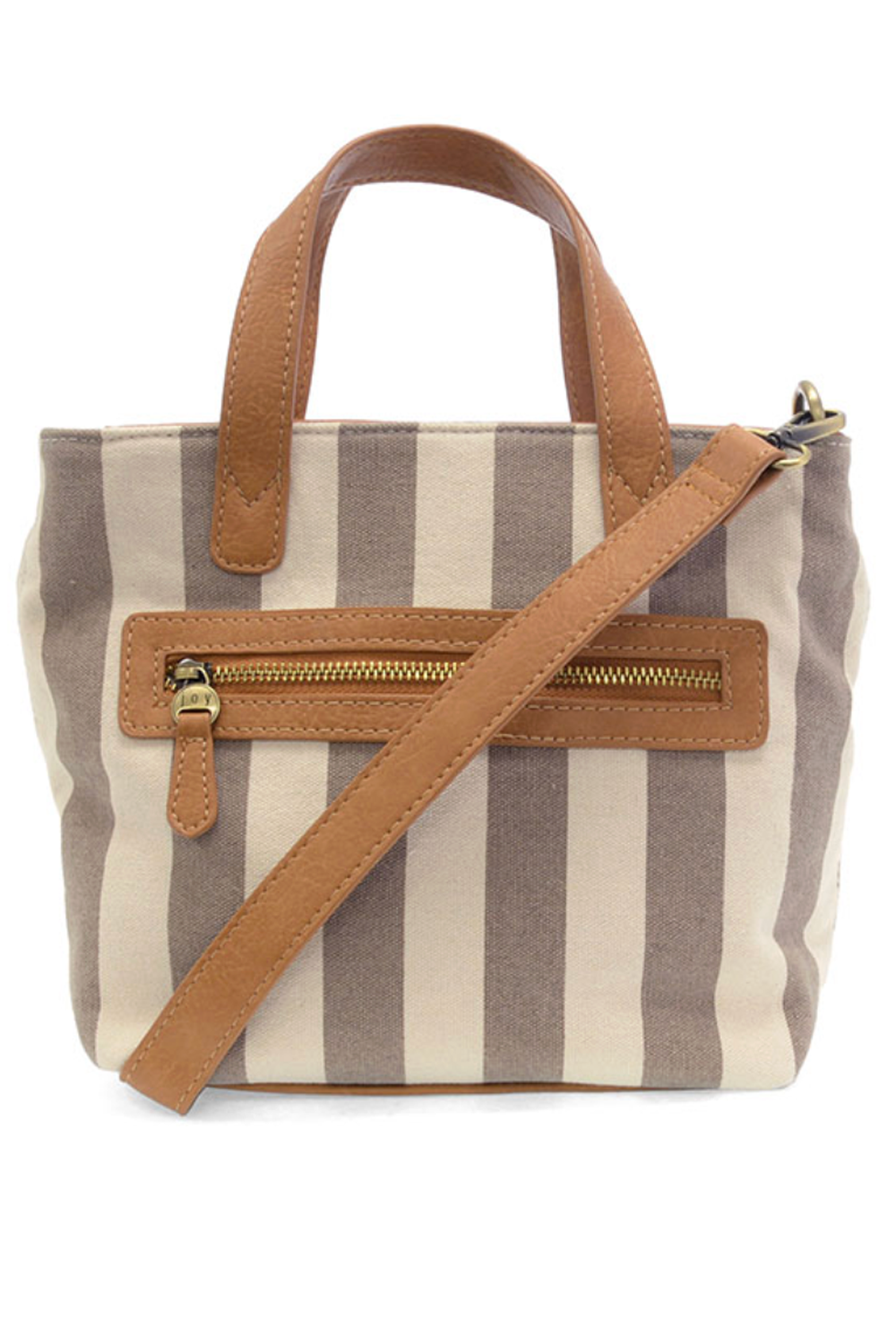 Joy Awning Stripe Capri Tote - Neutral