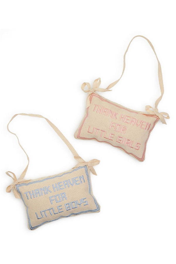 Thank Heaven Pillow Door Hanger