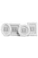 Faux Bamboo Frame - White