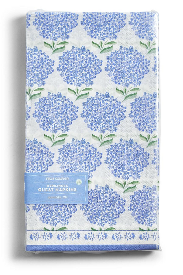 Guest Napkin Pack - Twos Hydrangea