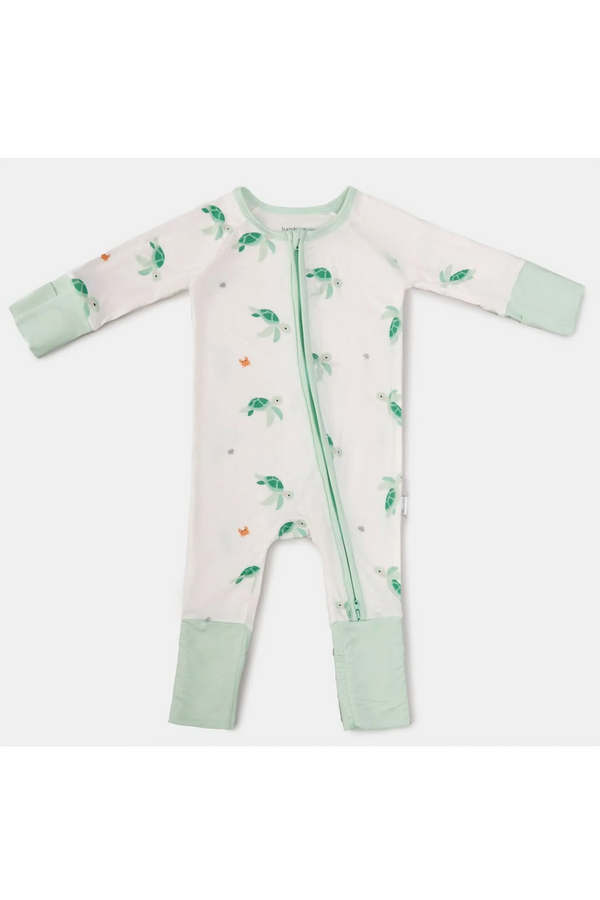 BL Convertible Romper Pajamas - Turtle