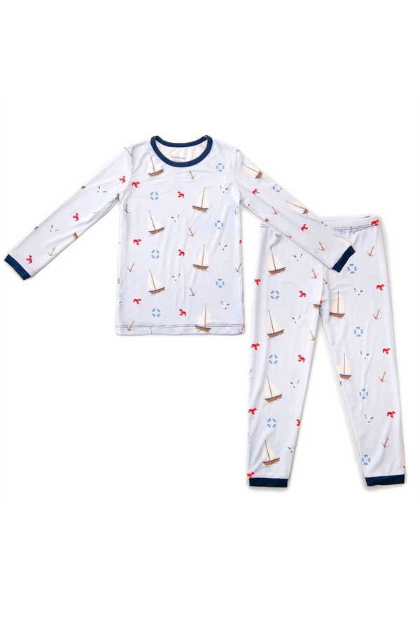 BL 2 Piece Pajama Set - Sailboats