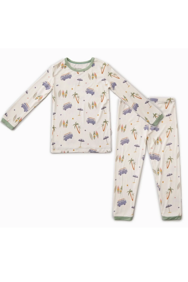BL 2 Piece Pajama Set - Surfboards