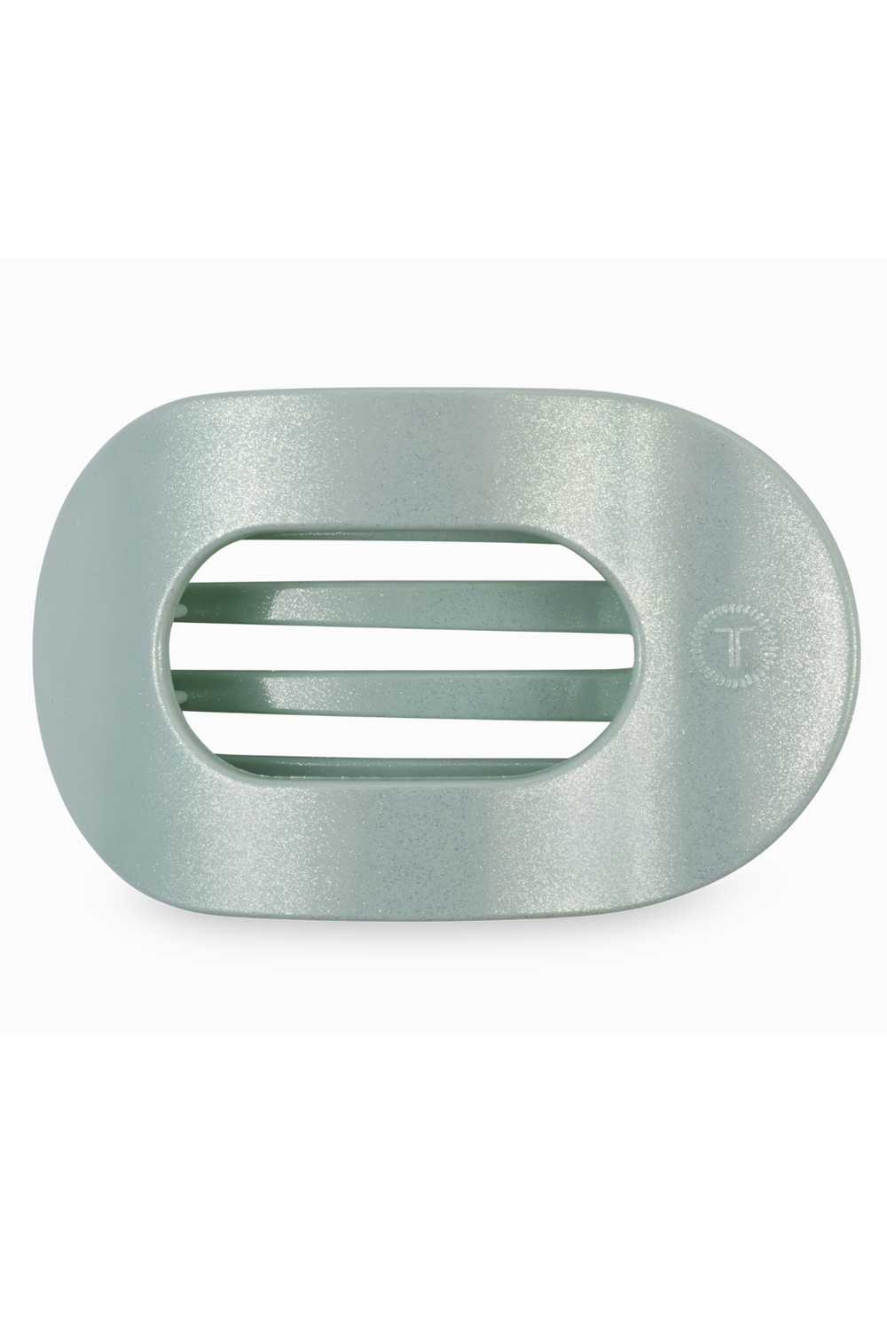 Teleties Flat Round Hair Clip - Dew Drop