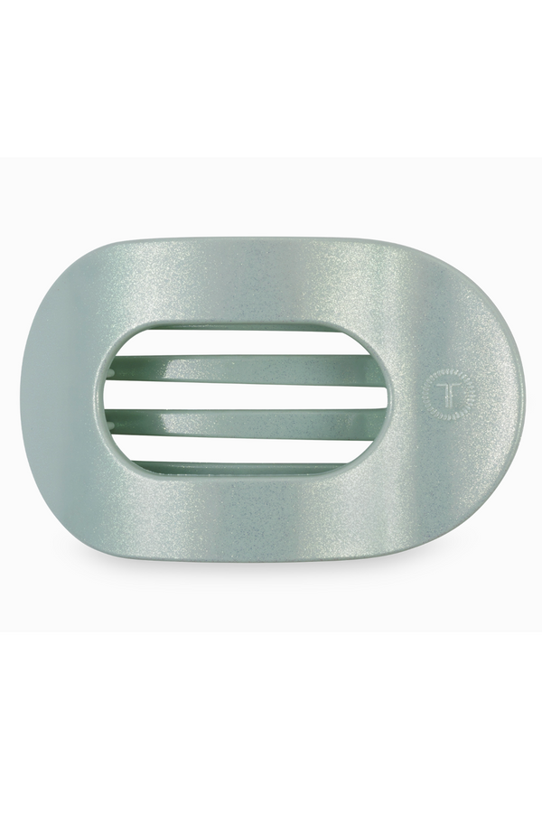 Teleties Flat Round Hair Clip - Dew Drop