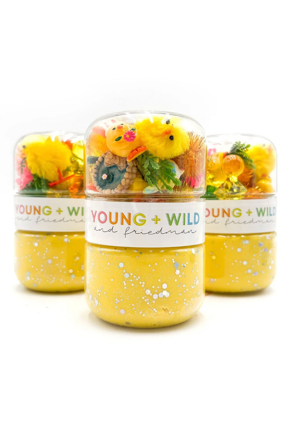 Grab & Go Dough Jar - Fuzzy Chick