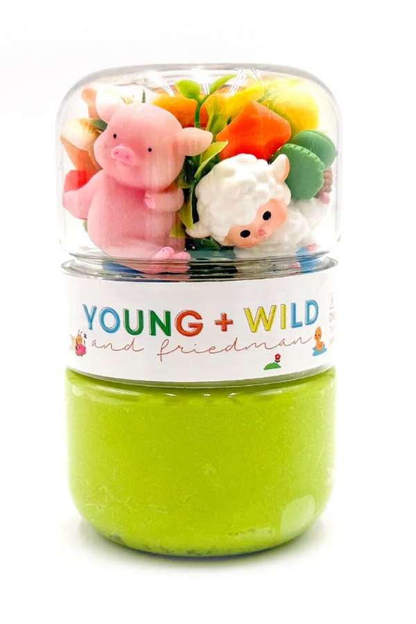 Grab & Go Dough Jar - Spring Animals