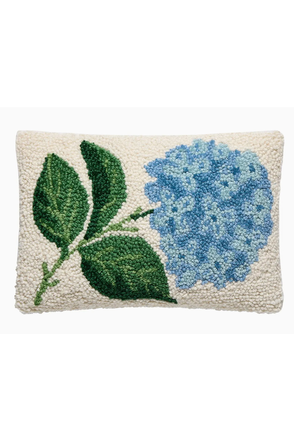 Hooked Mini Pillow - Blue Hydrangea