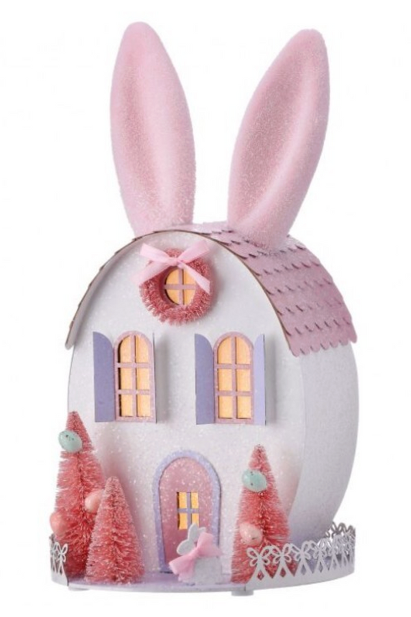 LED Easter Bunny House