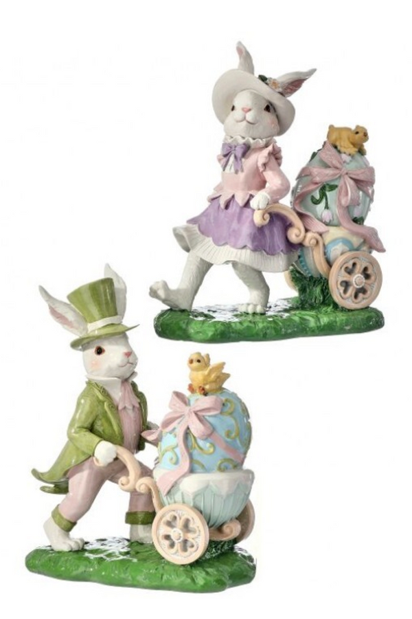 Resin Egg Cart Figure