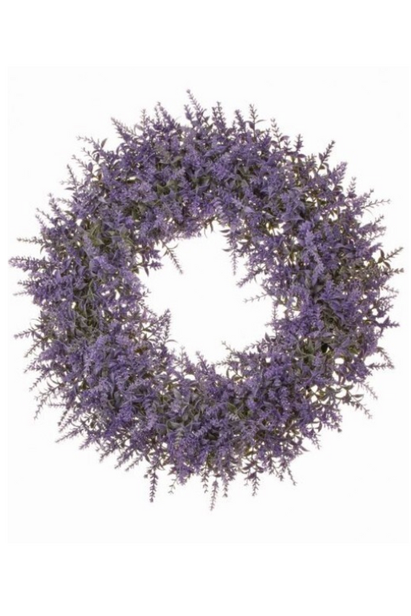 UV Lavender Garden Wreath