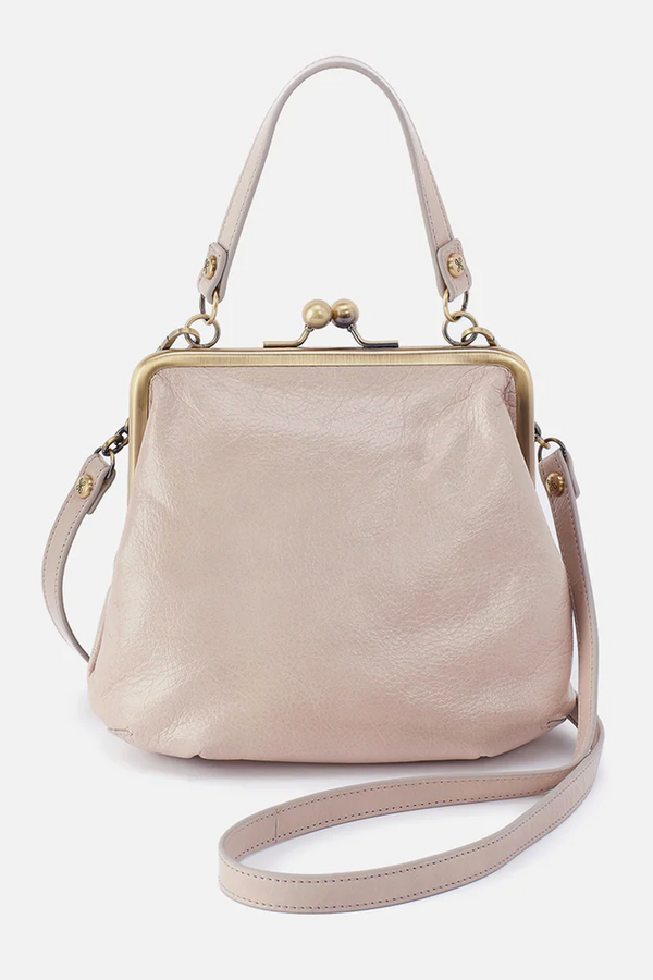 Alba Crossbody Purse - Stone Gloss