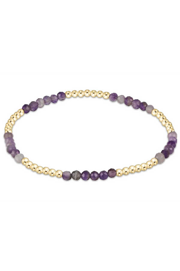 EN Classic Blissful Pattern Bracelet - Amethyst