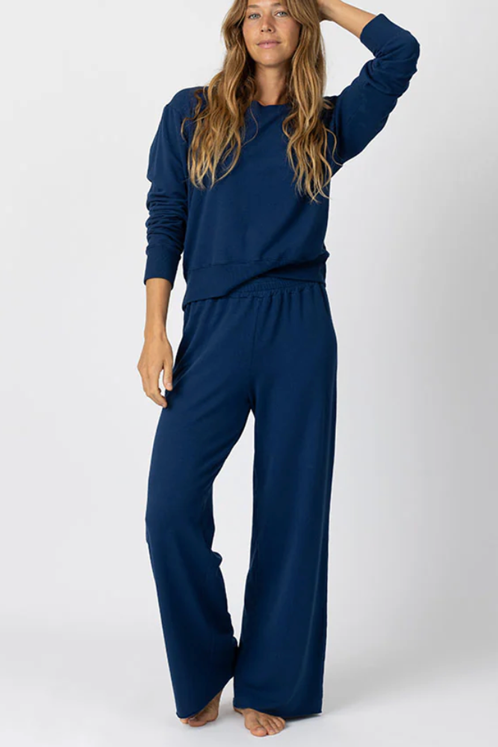 Alyn + Sam Loungewear Set - Royal Navy