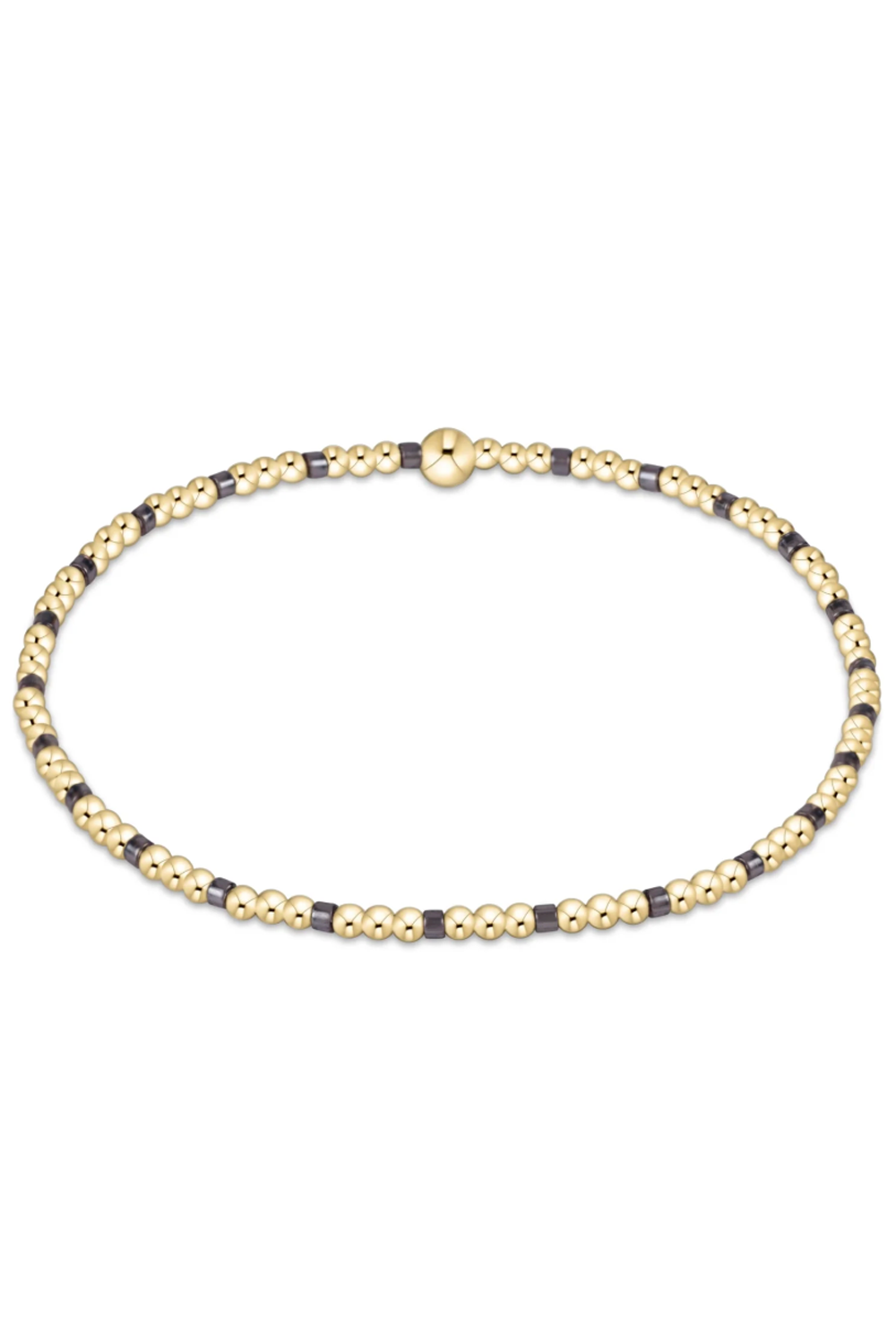 EN Hope Sincerity Pattern 2mm Bracelet - Taupe with a Twist