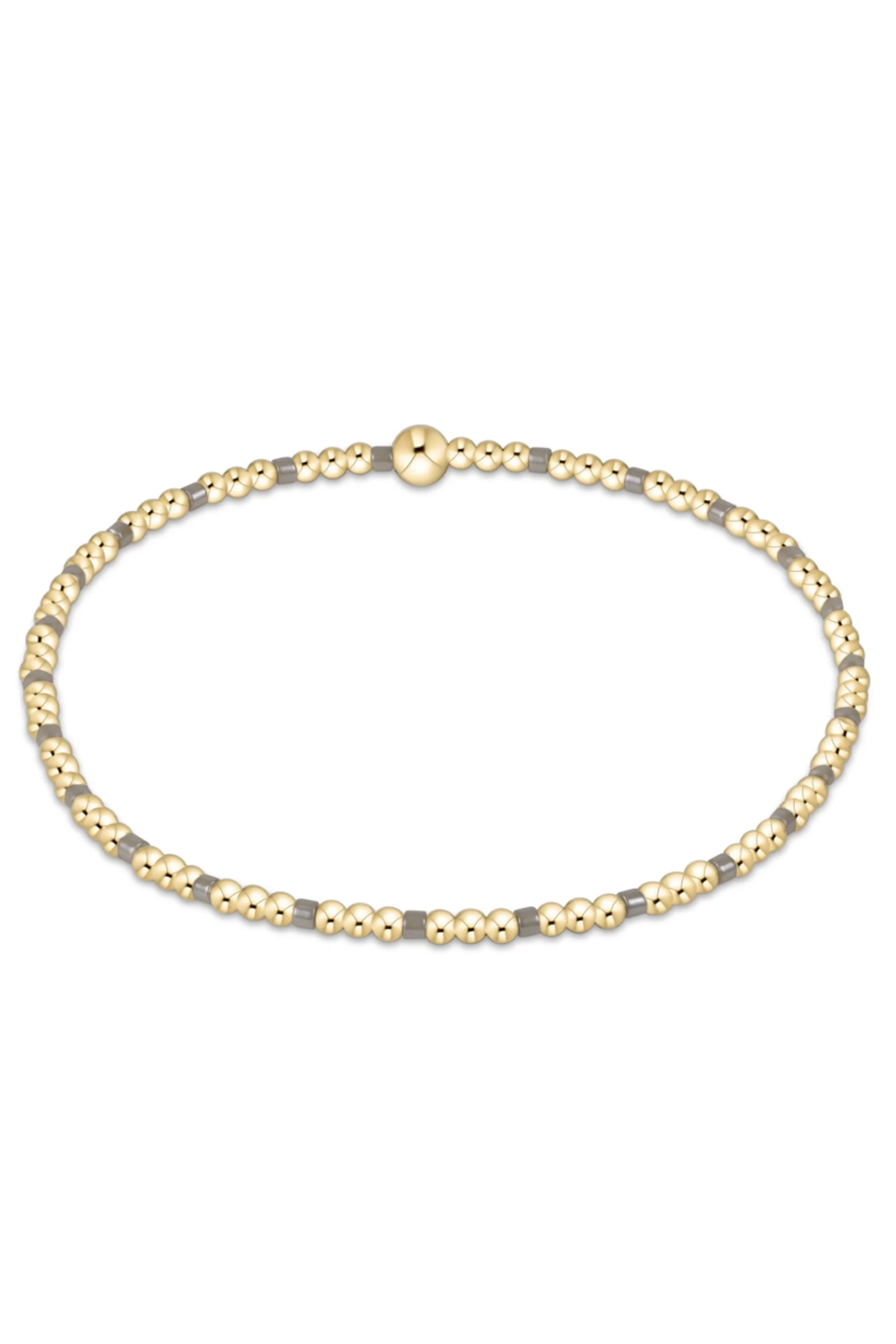 EN Hope Sincerity Pattern 2mm Bracelet - Milkshake