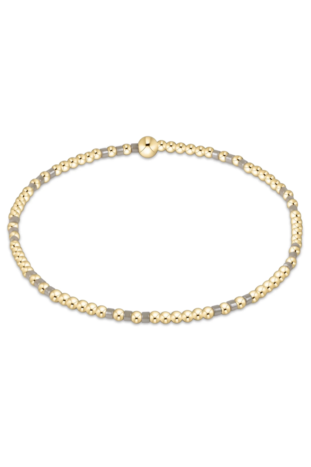 EN Hope Joy Pattern 2mm Bracelet - Taupe with a Twist