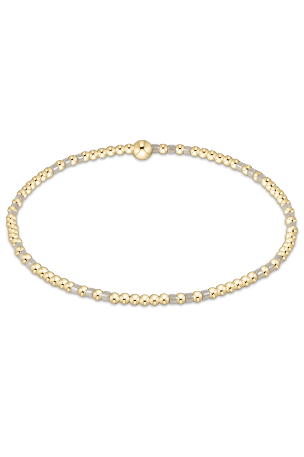EN Hope Joy Pattern 2mm Bracelet - Milkshake