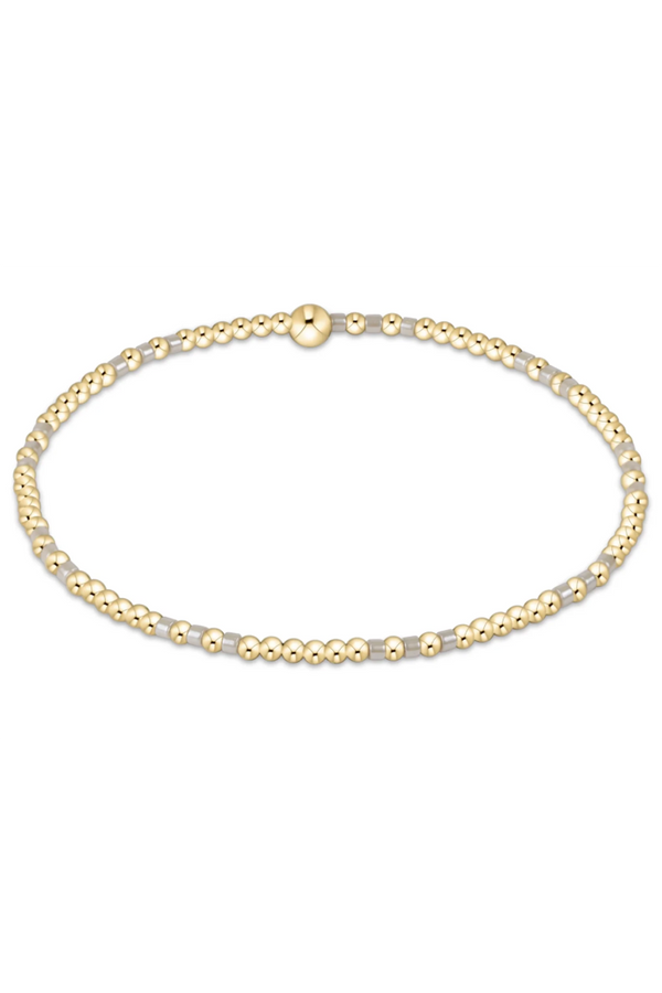 EN Hope Joy Pattern 2mm Bracelet - Milkshake
