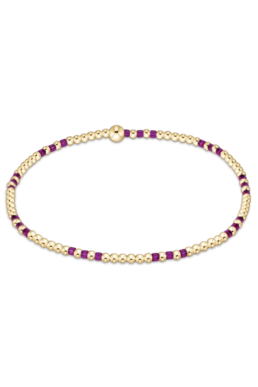 EN Hope Joy Pattern 2mm Bracelet - Fuchsia