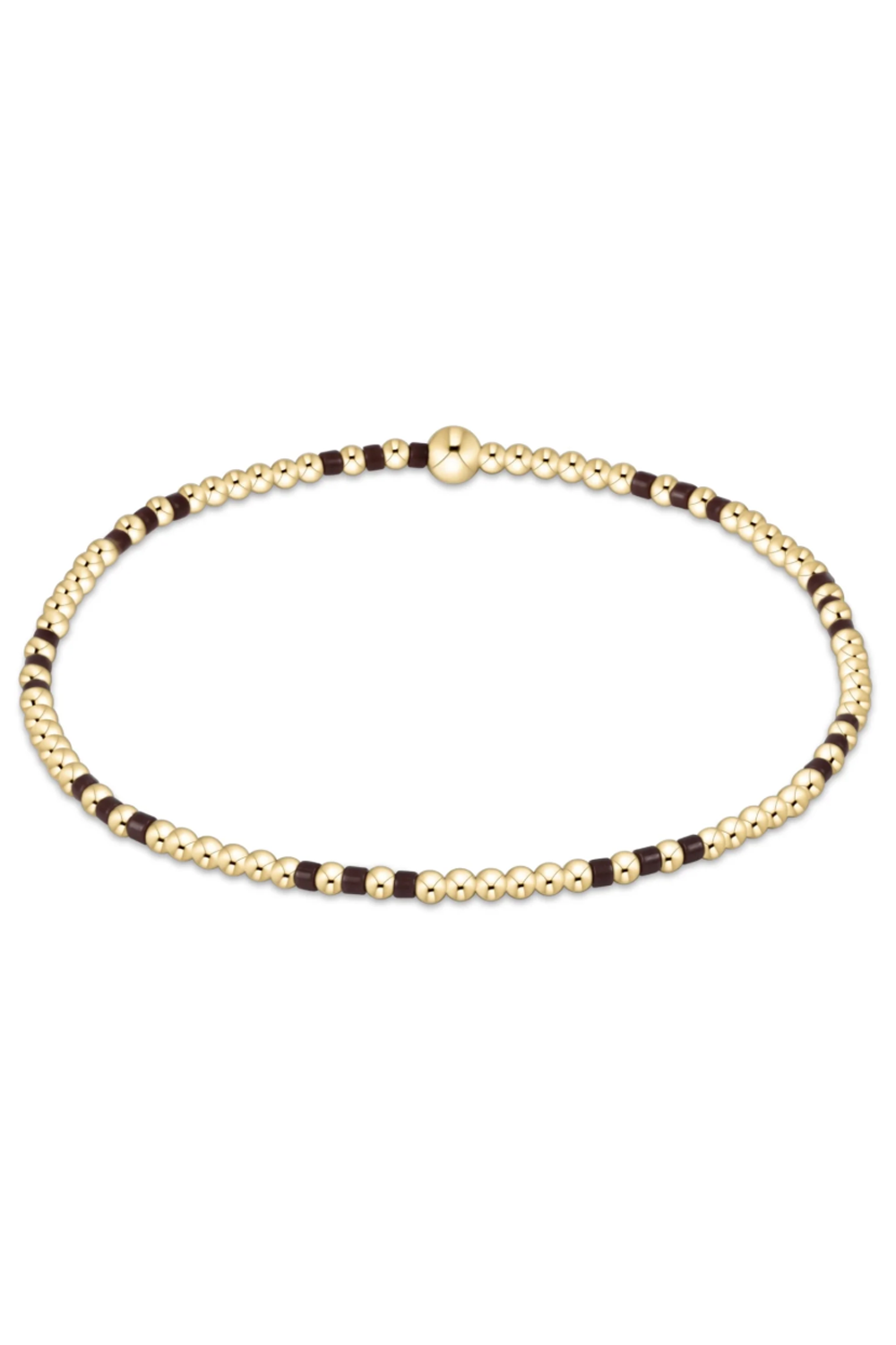 EN Hope Joy Pattern 2mm Bracelet - Chocolate