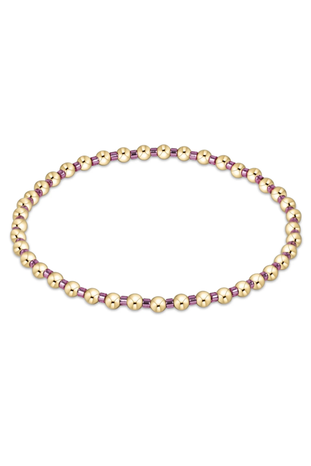 EN Hope Grateful Bracelet - Pink Metallic