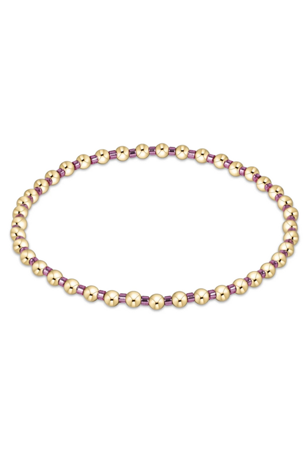 EN Hope Grateful Bracelet - Pink Metallic