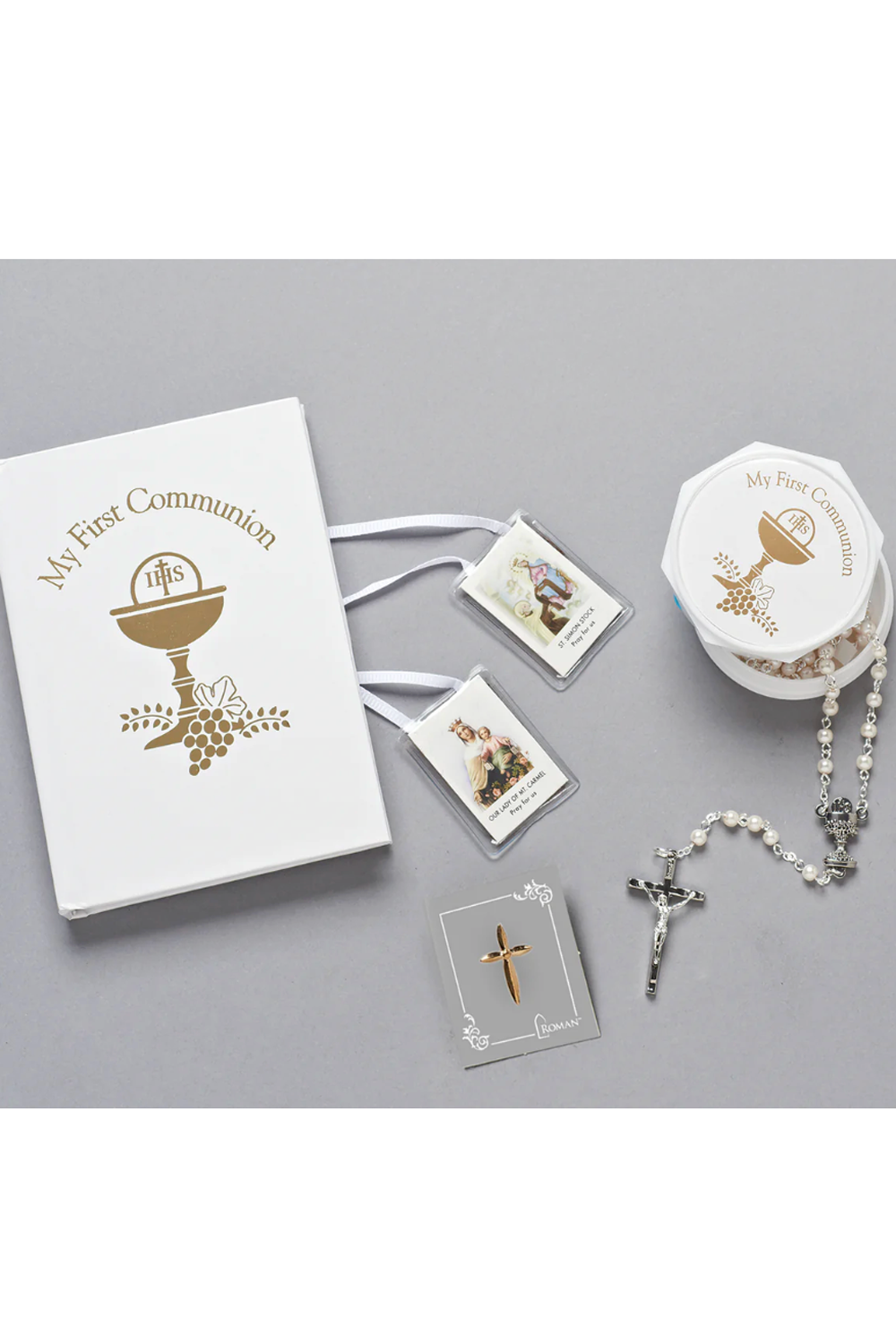RM Communion Set - Girl (White/Gold)