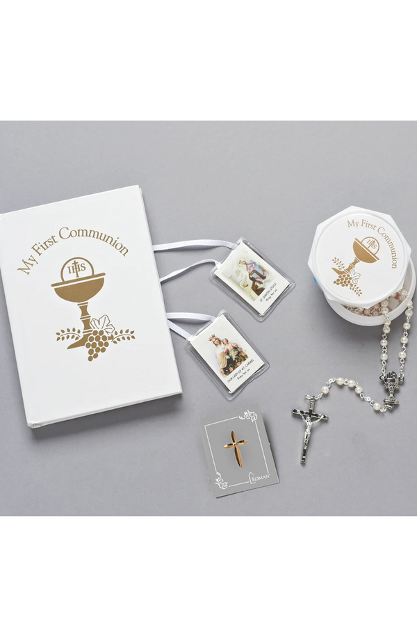 RM Communion Set - Girl (White/Gold)