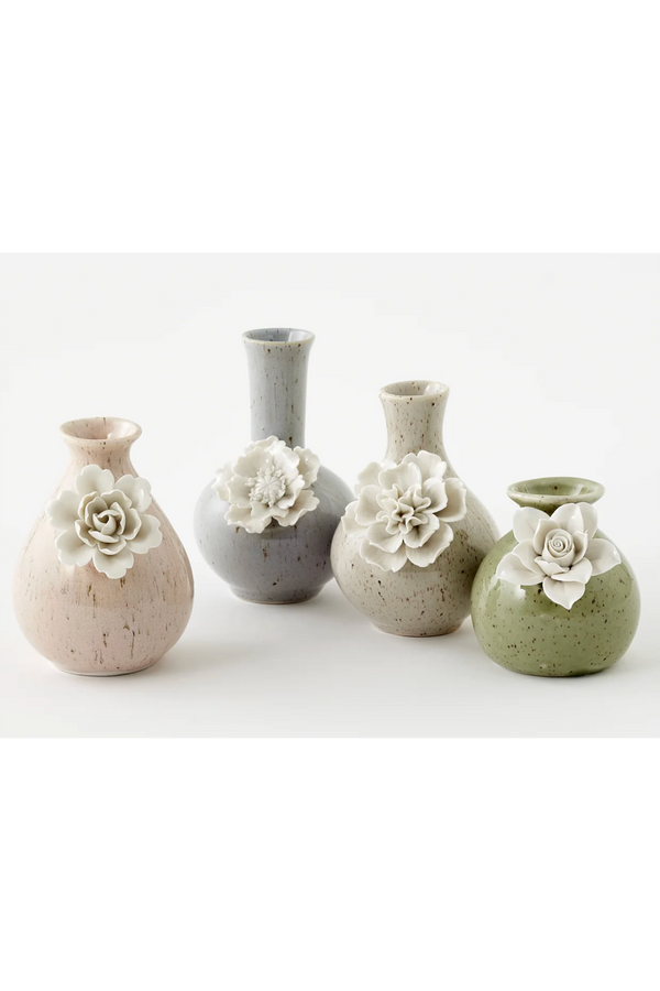 Pastel Vase with Flower - Small