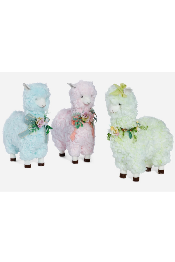 Pastel Llama Figure