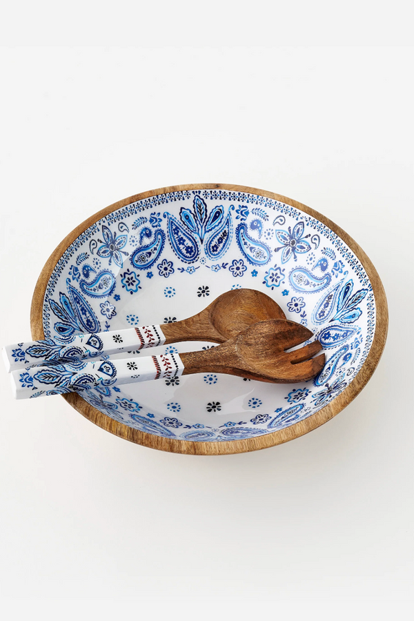 American Salad Bowl with Server Set