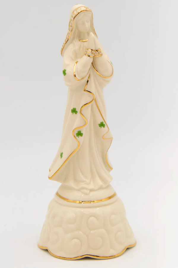 RM Musical Irish Madonna with Shamrocks- "Ave Maria"