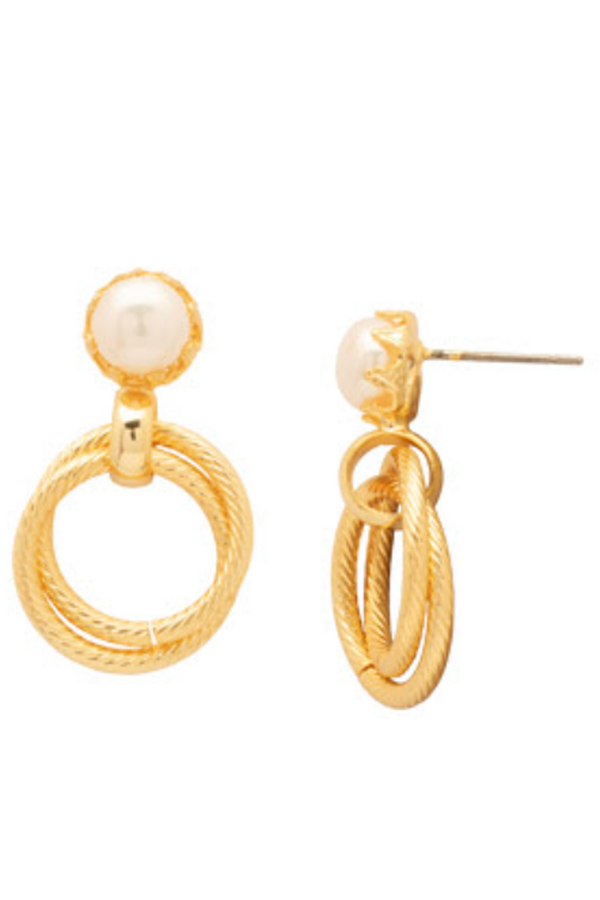 Daphne Earring - Modern Pearl