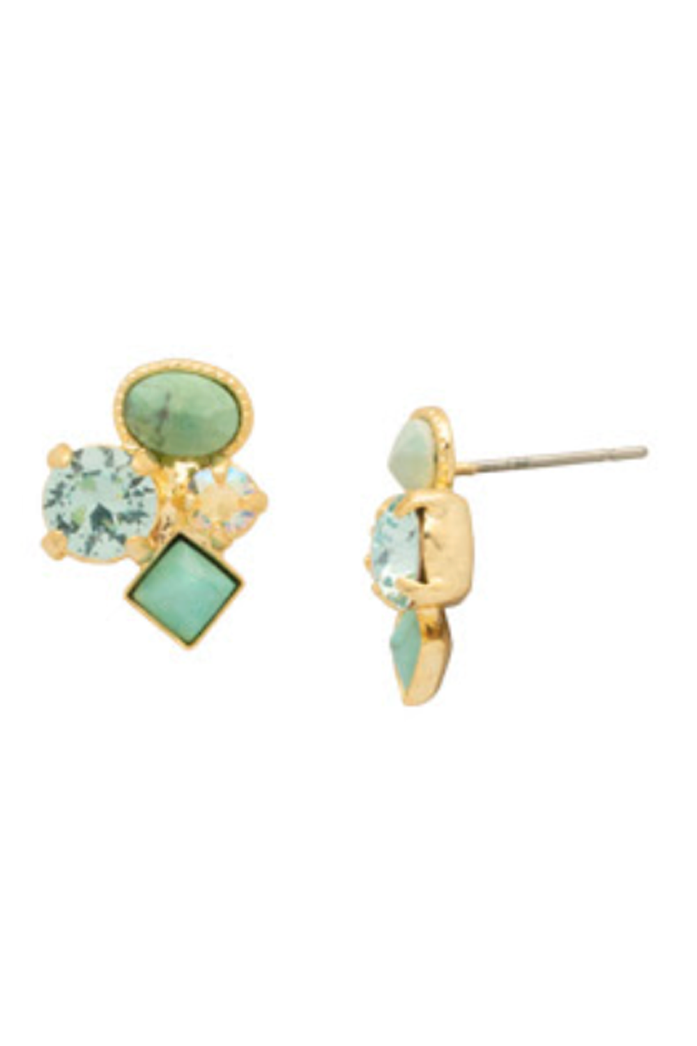 Small Cluster Stud Earring - Coastal Dreams