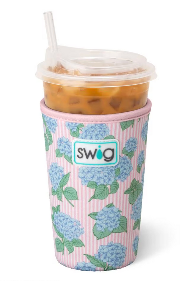 Swig Cup Coolie - Hydrangeas
