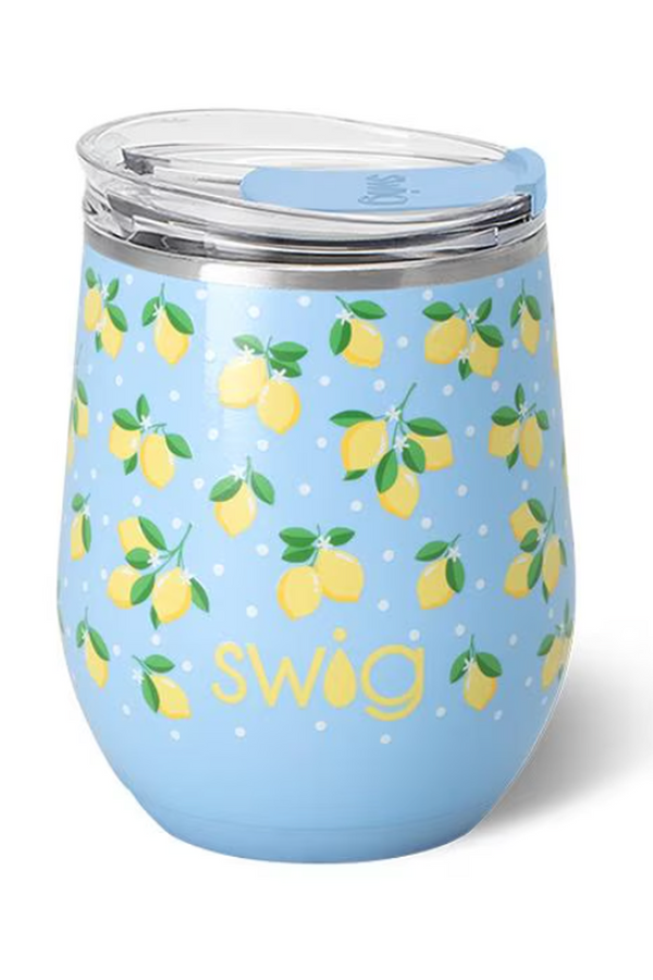 Modern Stemless Wine Tumbler - Lemon Meringue