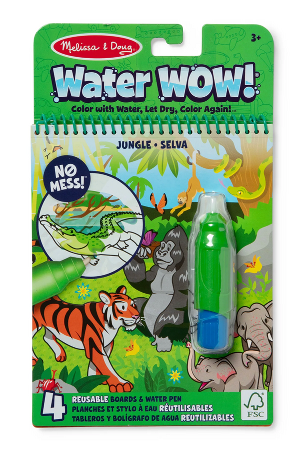 MD Water Wow Coloring Book - Jungle
