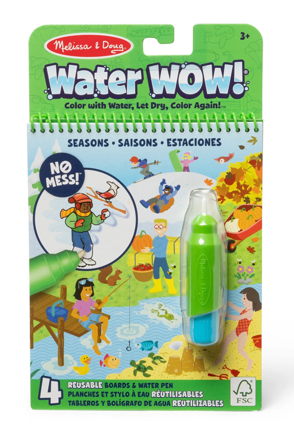 MD Water Wow Coloring Book - Seasons
