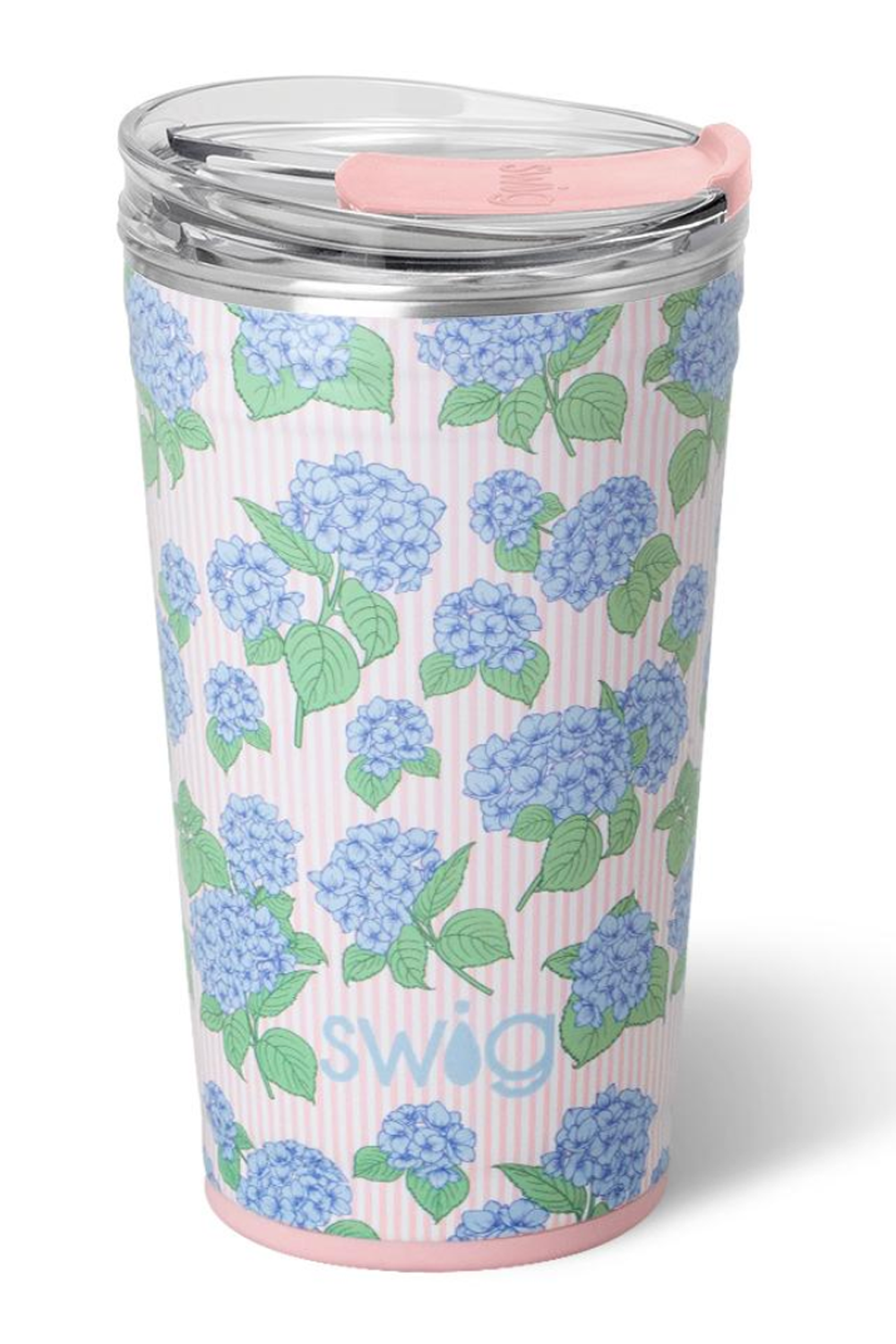 Swig Party Cup 24oz - Hydrangeas