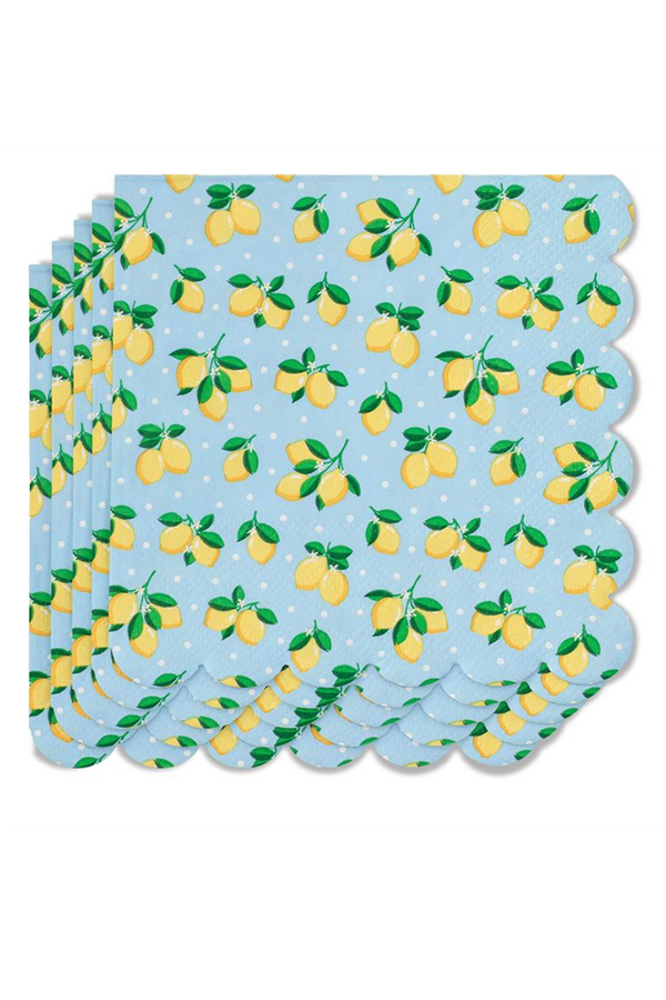 Cocktail Napkin Pack - Lemon Meringue