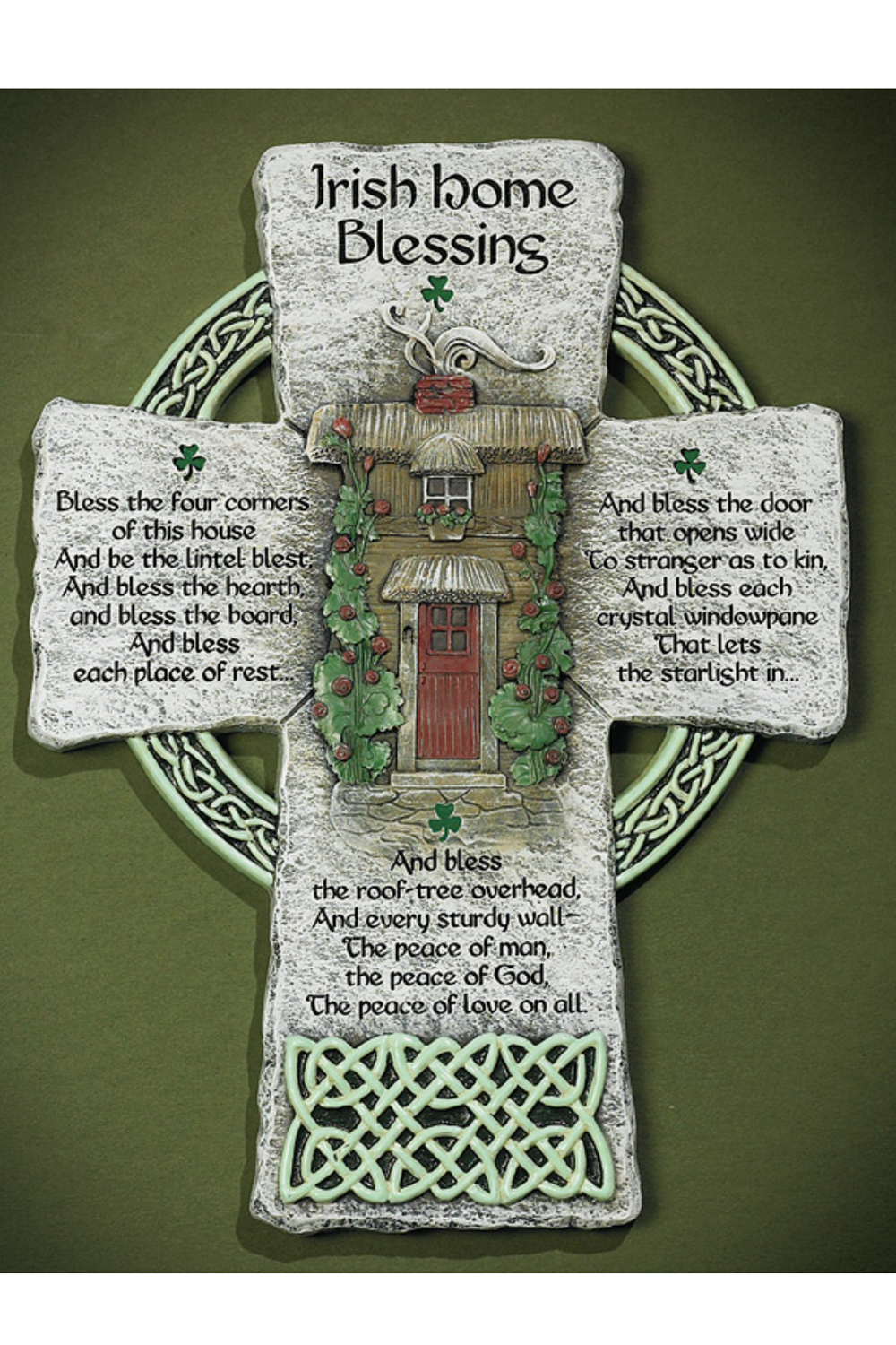 Irish Home Blessing Wall Cross