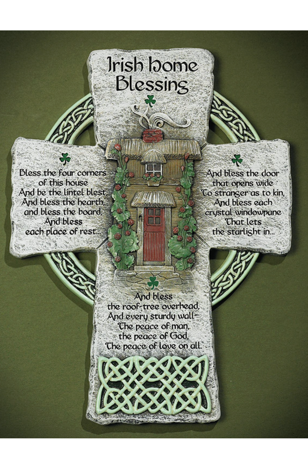 Irish Home Blessing Wall Cross