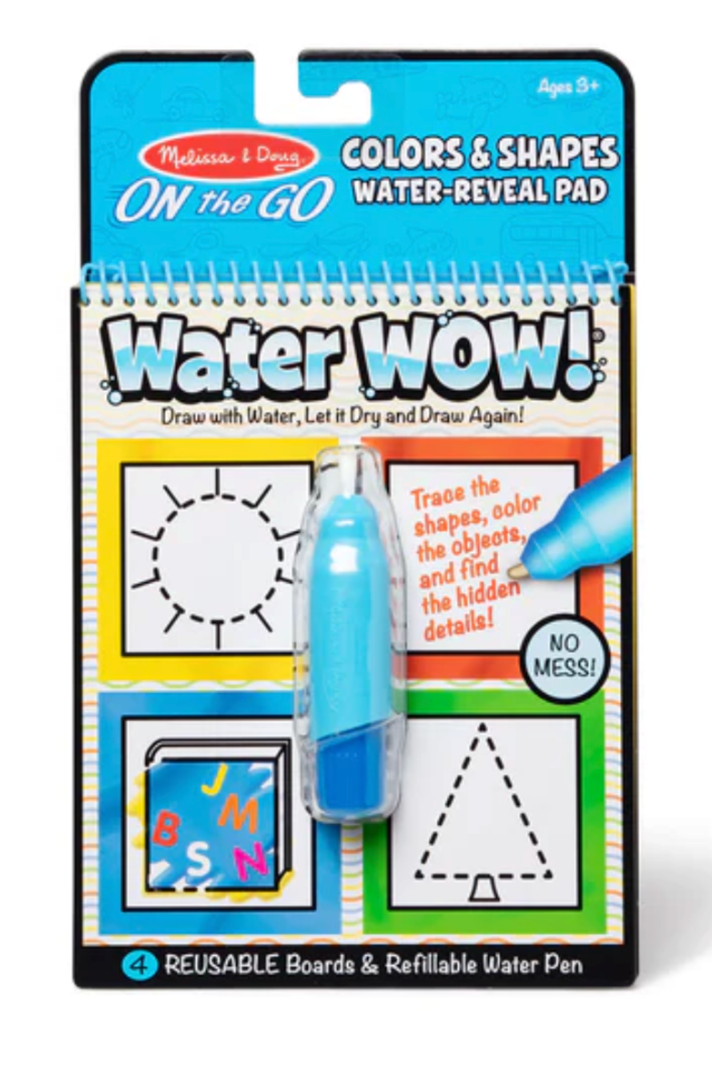MD Water Wow Coloring Book - Colors and Shapes