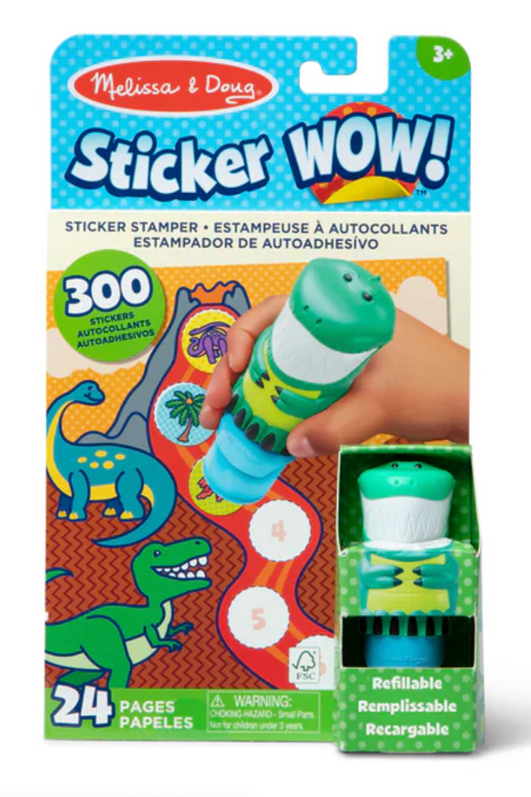 MD Sticker Wow Book - Dinosaur