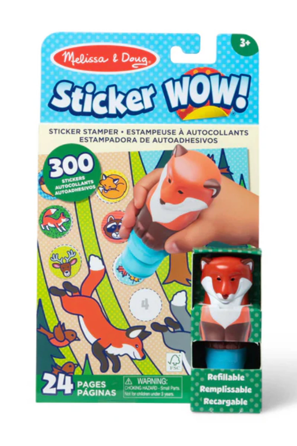 MD Sticker Wow Book - Fox