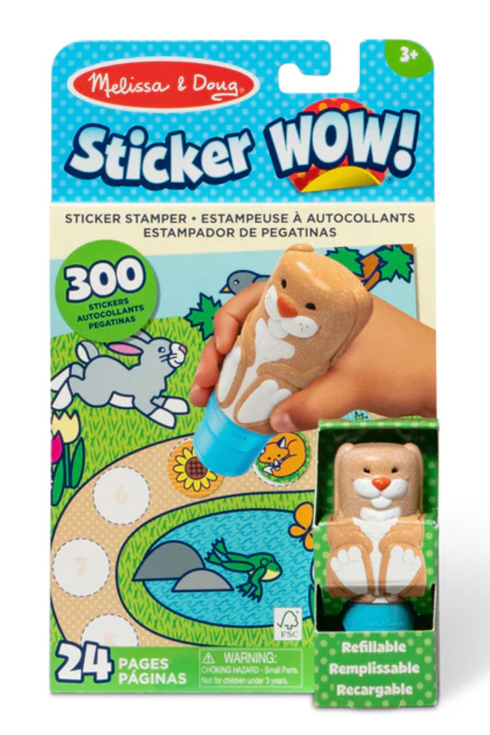MD Sticker Wow Book - Bunny
