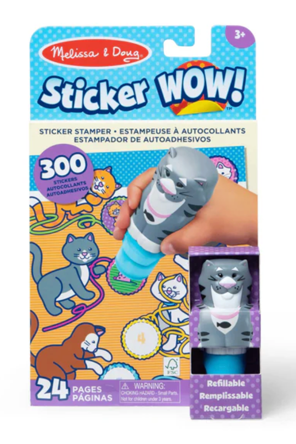 MD Sticker Wow Book - Cat